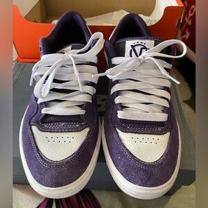 Vans Rowan 2 VR3 Cush Purple White Low Top Skate Shoe 721356 US Men Size 9.5